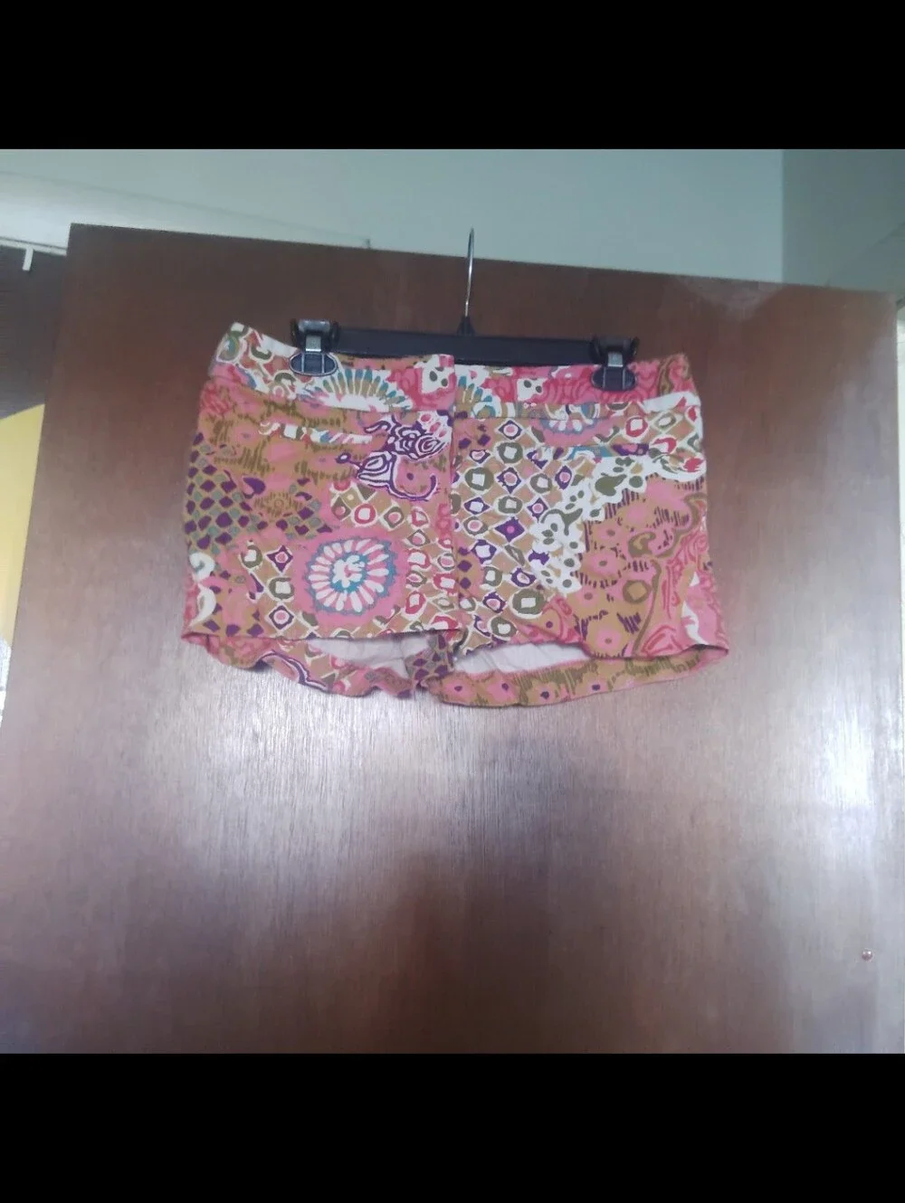 J.CREW multicolored Paisley Print Chino Shorts - Size 8